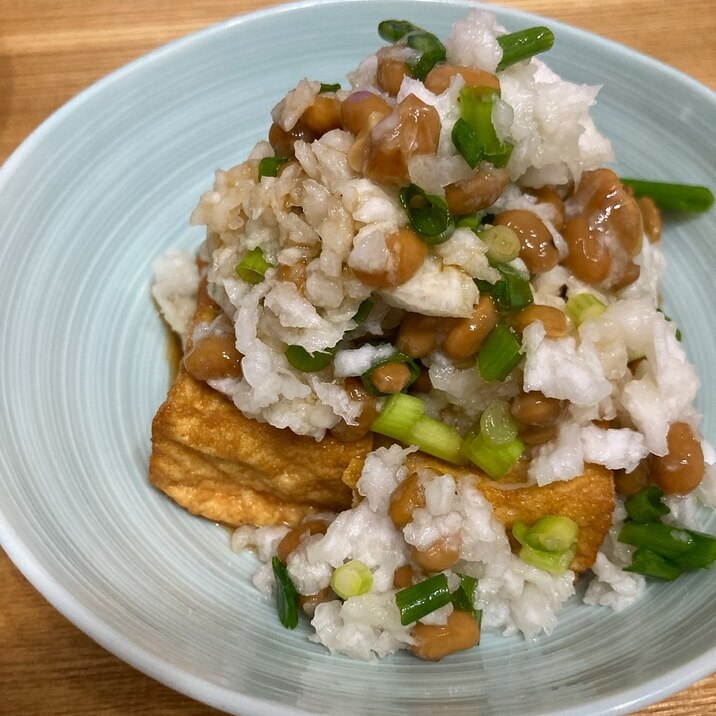 簡単おつまみ 厚揚げの納豆おろしのせ レシピ 作り方 By Ayatoy 楽天レシピ 簡単おつまみ 厚揚げの納豆おろしのせ レシピ 作り方 By Ayatoy 楽天レシピ